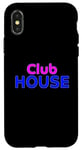 Coque pour iPhone X/XS Club House Family Reunion Squad Prénom