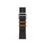 Apple Watch Hermès – Twill Jump Simple Tour i Noir/Gold, 41 mm