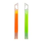 Lifesystems Lightsticks Green/Orange To lysstaver med opptil 15 timer lystid