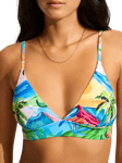 Seafolly South Pacific Bikini Top, Turquoise