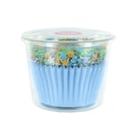 Create A Cake Blue Star Cupcake Sprinkle Kit, Blue Baking Cases & Sprinkle Pod, 25 Cases And 30g Sprinkles, Edible Decoration Set With Sugar Stars And Balls