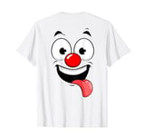 Retro Red Big Nose Funny Day Kids 2024 Print On Back Meme T-Shirt