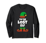 I'm The Lost Elf Family Christmas Funny Hiker Hiking Camping Long Sleeve T-Shirt