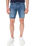 Tommy Hilfiger Men Brooklyn Short Denim Shorts Stretch, Blue (Boston Indigo), 28W