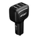 Xclio Fast Car USB Charger 3 Ports UAB-A 4.8A Total Fast Charging