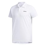 M d2m polo adidas core miehet white fl0332