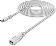 Micro Câble D'extension Usb Power (20ft / 6m) - Mâle Vers Femelle Extender Cordon Pour Blink Xt2 Outdoor Indoor Home,Ring Stick Up Solar Panel,Arlo Pro,Zmodo - Security Accessoires De Caméra