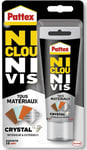 Colle fixation tous matériaux Int / Ext cristal Tube 90gr NI CLOU NI VIS PATTEX