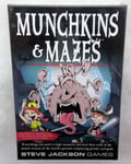 Munchkins & Mazes (2020) Steve Jackson Board Card Games (damaged box)