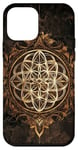 Coque pour iPhone 12 mini Fleur Vie Tribal Symboles Anciens Mandala