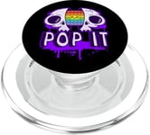 Halloween Shirt Kids Pop It Skull Fidget Toy PopSockets PopGrip for MagSafe