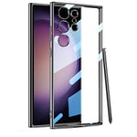 COQUE Coque ultra fine en TPU pour Galaxy S24 Ultra 5G - Placage sous vide HD - Noir