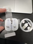 Apple USB Power Adapter Charger Plug Folding Pins For iPhone A1552 With Cable