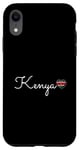 Coque pour iPhone XR I Love Kenya Proud Kenyan Pride Voyage assorti