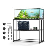 VEVOR Support d'Aquarium Meuble pour Aquarium Charge 152 kg 92,7x47x75 cm Acier