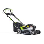 Murray Self-Propelled Petrol Lawnmower 4-in-1 - Petrol Lawn Mower "EQ2-500" 46cm with Grass Box 50L for Small and Medium Lawns, Easy to Start - Easy to Clean, Dust Shield