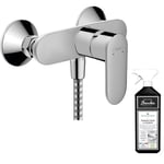 Mitigeur douche mécanique Hansgrohe Vernis Blend chromé + nettoyant Briochin