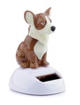 Figurine Solaire - Chien Corgi de la Reine d'Angleterre