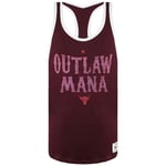 Under Armour x Project Rock Outlaw Mana Mens Burgundy Tank Top Cotton - Size Medium