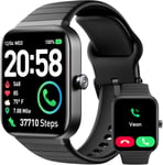 Lbgwp Montre Connectée Homme Appels Bluetooth,1.8""Montre Connectée 100 Modes Sportifs Etanche Ip68 Smartwatch Podometre Cardiofrequencemetre Spo2 Sommeil Alexa Intégré,Montre Telephone Pour Ios Andro