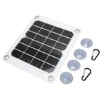 Panneau solaire 5V 20W, sortie USB s&ucirc;re, panneau de Charge solaire Portable pour voiture, bateau, camping-car, t&eacute;l&eacute;phone