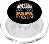 This what an awesome pa looks like Fun Hands Meme PopSockets PopGrip pour MagSafe