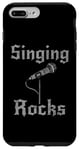 Coque pour iPhone 7 Plus/8 Plus Singing Rocks, chanteur chanteur musicien rock Goth