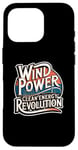 Coque pour iPhone 16 Pro Design durable Wind Power Clean Energy Revolution