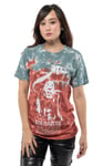 Bob Marley T Shirt Exodus Playlist Logo new Official Unisex Dye Wash Red