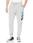 BOSS Mens Secolourfleece Cotton-terry tracksuit bottoms with fleece logo