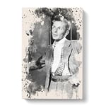 Frank Sinatra (1) Canvas Print for Living Room Bedroom Home Office Décor, Wall Art Picture Ready to Hang, 30 x 20 Inch (76 x 50 cm)