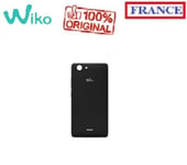 CACHE ARRIERE COQUE COUVERCLE BATTERIE NOIR ORIGINAL WIKO PULP 4G