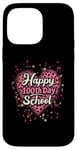 Coque pour iPhone 14 Pro Max Happy One Hundred Day School for a Teacher and Kids