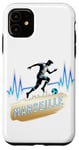 Coque pour iPhone 11 supporter de Marseille - idée amateur de foot marseillais