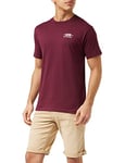 Vans Men's Essential-B T-Shirt, Burgundy, XS