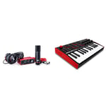 Focusrite Scarlett Solo Studio 3rd Gen USB Audio Interface Bundle & AKAI Professional MPK Mini MK3 – 25 Key USB MIDI Keyboard Controller with 8 Backlit Drum Pads