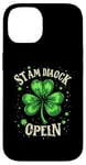 iPhone 14 ST AM DIAOCK OPENLN Four-leaf Clover Case