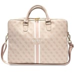 Guess Datorfodral 16'' Printed Stripes - Rosa