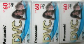 3 Cassettes Mini DV Panasonic pour camescopes K7 neuves made in Japan