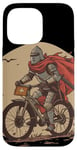 iPhone 14 Pro Max Funny Girl's bike with medieval Knight for Boys and Girls Case