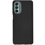 Case for Motorola Moto G62 5G Silicone Matte Finish Smudge proof Black