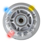 Decathlon 70 Mm 82A Light-Up Inline Skate Wheels With Bearings For Fit3 Twin-Pack