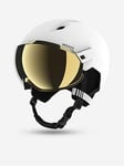 Decathlon Unisex PST 550 Ski Helmet With Visor - White, White, Size L, Men