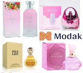 Modak 4 Pack women Perfume Pink Lies,Pink Purse,Gold Lady, Pink Gemsto EDP 100ml