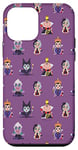 Coque pour iPhone 12 mini Disney Villains Kawaii Violet