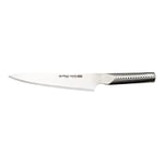 Global UKON Carving Knife with 21cm Blade, CROMOVA 18 Stainless Steel, Silver, GU-05