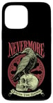 Coque pour iPhone 13 Pro Max Nevermore Quoth The Raven Gothic Edgar Allan Poe