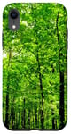 Coque pour iPhone XR Vert Pluie Forêt Jungle Nature