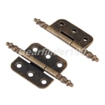 Useful Bronze Jewelry Box Cabinet Cupboard Butt Hinges Door Hinges 2pcs Useful