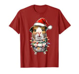 Cute Guinea Pig Christmas Hat Xmas T-Shirt